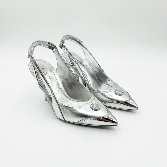 Louis Vuitton LV Monogram Archlight Heels Slingback Pumps EU 37 US 7 - Picture 1 of 16